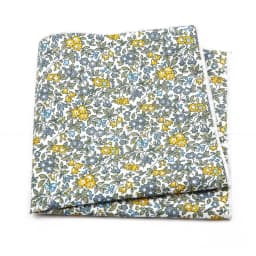 Fashionable Men's 25cm Floral Cotton Handkerchief Casual Color Printed Scarf Suit Shirt Accessories Wedding Gift