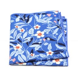 Fashionable Men's 25cm Floral Cotton Handkerchief Casual Color Printed Scarf Suit Shirt Accessories Wedding Gift