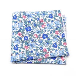 Fashionable Men's 25cm Floral Cotton Handkerchief Casual Color Printed Scarf Suit Shirt Accessories Wedding Gift