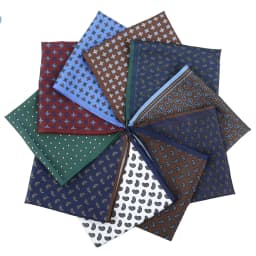 Tailor Smith Man Suit Handkerchief Pocket Square for Classic Paisley Handkerchiefs Wedding Business Accessories