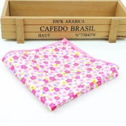 Kids Handkerchief Scarves Vintage Cotton Hankies Men's Pocket Square Children Dog Duck Animal Fruit Handkerchiefs