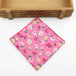 Kids Handkerchief Scarves Vintage Cotton Hankies Men's Pocket Square Children Dog Duck Animal Fruit Handkerchiefs