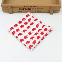 Kids Handkerchief Scarves Vintage Cotton Hankies Men's Pocket Square Children Dog Duck Animal Fruit Handkerchiefs