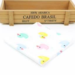 Kids Handkerchief Scarves Vintage Cotton Hankies Men's Pocket Square Children Dog Duck Animal Fruit Handkerchiefs