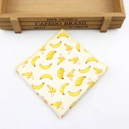 Kids Handkerchief Scarves Vintage Cotton Hankies Men's Pocket Square Children Dog Duck Animal Fruit Handkerchiefs
