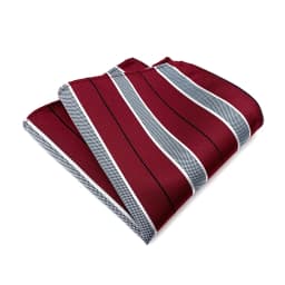 Men's Pocket Square Suit Accessories 25CM Newest design Jacquard Woven Handkerchief Male Stripes Striped Pocket Handker Wedding