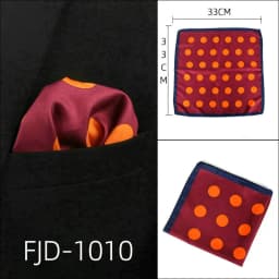33*33cm Anchor Polka Dot Paisley Floral Big Handkerchief Satin Men Hanky Fashion Wedding Party Pocket Square Print Accessory