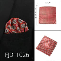 33*33cm Anchor Polka Dot Paisley Floral Big Handkerchief Satin Men Hanky Fashion Wedding Party Pocket Square Print Accessory