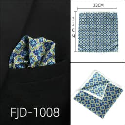 33*33cm Anchor Polka Dot Paisley Floral Big Handkerchief Satin Men Hanky Fashion Wedding Party Pocket Square Print Accessory