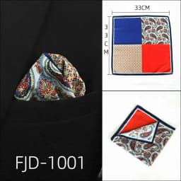 33*33cm Anchor Polka Dot Paisley Floral Big Handkerchief Satin Men Hanky Fashion Wedding Party Pocket Square Print Accessory