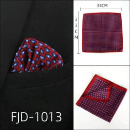 33*33cm Anchor Polka Dot Paisley Floral Big Handkerchief Satin Men Hanky Fashion Wedding Party Pocket Square Print Accessory