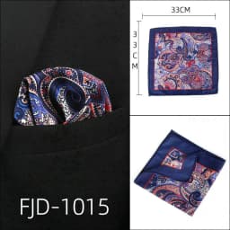33*33cm Anchor Polka Dot Paisley Floral Big Handkerchief Satin Men Hanky Fashion Wedding Party Pocket Square Print Accessory