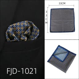 33*33cm Anchor Polka Dot Paisley Floral Big Handkerchief Satin Men Hanky Fashion Wedding Party Pocket Square Print Accessory