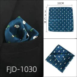 33*33cm Anchor Polka Dot Paisley Floral Big Handkerchief Satin Men Hanky Fashion Wedding Party Pocket Square Print Accessory