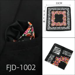 33*33cm Anchor Polka Dot Paisley Floral Big Handkerchief Satin Men Hanky Fashion Wedding Party Pocket Square Print Accessory