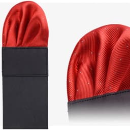 Men's Pre-folded Pocket Square Solid Polka Dots Handkerchiefs 17 Colors Gentleman Formal Wedding Party Business Chest Towel