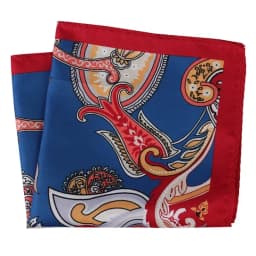 Tailor Smith Men's Luxury Suit Pocket Squares 30x30cm Large Size Business Printed Floral Paisley Solid Dot Hankies Chest Towel