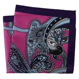 Tailor Smith Men's Luxury Suit Pocket Squares 30x30cm Large Size Business Printed Floral Paisley Solid Dot Hankies Chest Towel