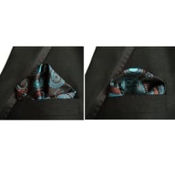30 Colors 25*25cm Men's Business Suits Pocket Square Handkerchiefs for Wedding Fashion Paisley Dot Hankies Mens Pocket Towel