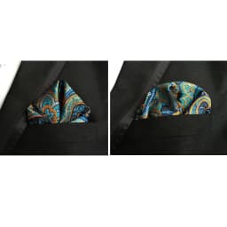 30 Colors 25*25cm Men's Business Suits Pocket Square Handkerchiefs for Wedding Fashion Paisley Dot Hankies Mens Pocket Towel