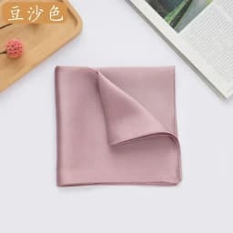 Natural 35cm Pure Silk Mans Pocket Square Handkerchief 100% Mulberry Silk Pocket Towel Hand Hanjin Sudaria