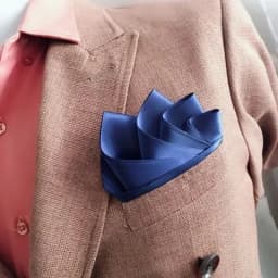Natural 35cm Pure Silk Mans Pocket Square Handkerchief 100% Mulberry Silk Pocket Towel Hand Hanjin Sudaria