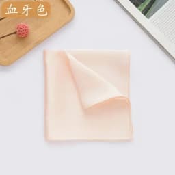 Natural 35cm Pure Silk Mans Pocket Square Handkerchief 100% Mulberry Silk Pocket Towel Hand Hanjin Sudaria