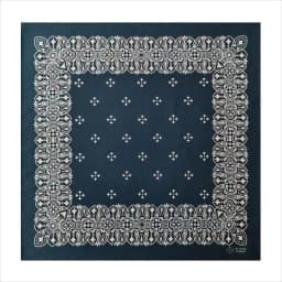 Indigo Pure Cotton Bandana Paisley Walnut Pattern Small Square Scarf Headscarf Hairband Scarf Country Style All Seasons Unisex