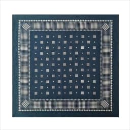 Indigo Pure Cotton Bandana Paisley Walnut Pattern Small Square Scarf Headscarf Hairband Scarf Country Style All Seasons Unisex