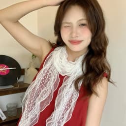 Spring Summer Fashionable Vintage Long Thin Silk Scarf Women's Neck Warmer Lightweight Breathable Folded Versatile Headscarf