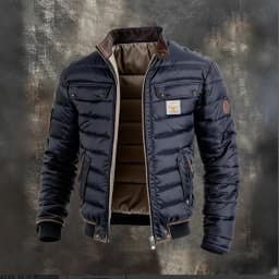New Men's Stand-up Collar Cotton Jacket Casual Warm Thickened Cotton Coat Winter 2026 Fashion New Spring And Summer