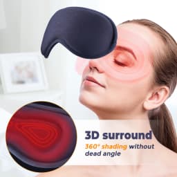 Reusable USB Electric Heated Steam Eyes Mask Hot Compress Warm Eye Care Massager Relieve Tired Eyes Dry Sleep Blindfold