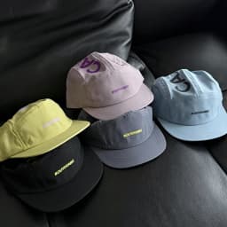 Summer Waterproof Quick-Drying Printed Lightweight Sun-Protective Flat-Brimmed Hat in Macaron Color Series Baseball Cap
