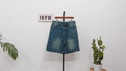 IEFB Summer Men's Casual Jeans Shorts Loose Mid High Waist Fashion Knee Lenght Denim Short Pants Vintage Male New Korean 9A8588