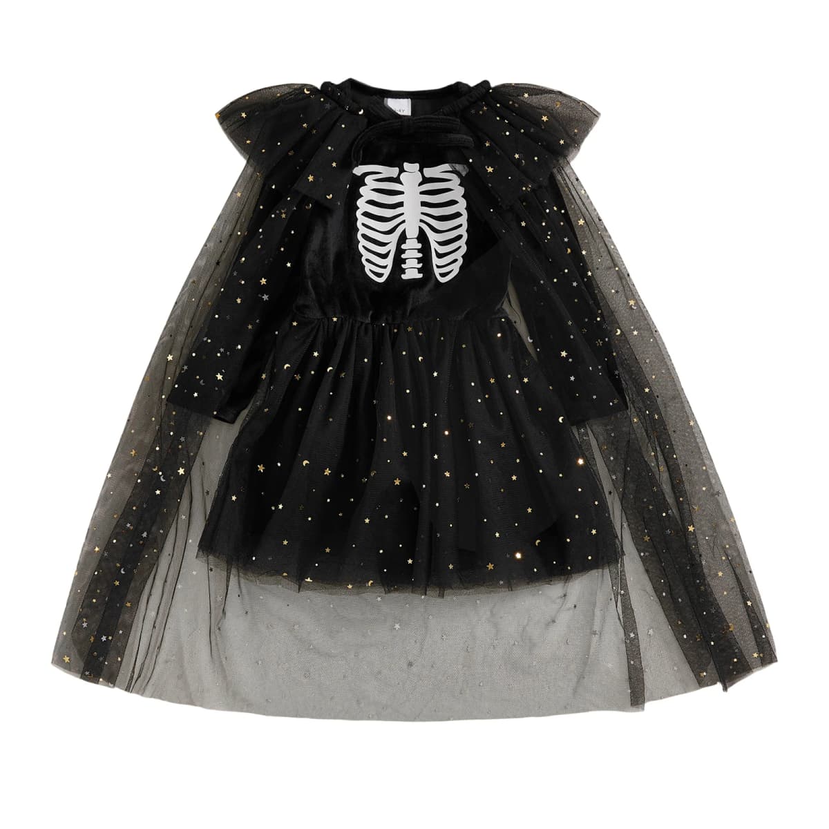 Toddler Baby Girl Halloween Costume Spider Witch Black Dress Long Sleeve Orange Tulle Tutu Skirt Cute Fall Halloween Clothes
