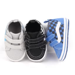 Baby Casual Shoes for Boy Spring Autumn Soft Soled Hook & Loop Fashion Design Comfortable Walking Sneakers Infant Shoes D2545