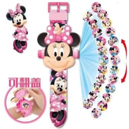 Cartoon Cars Story Elsa Losto 24 Pictures DSN Cartoon Projection Electronic Watch Lightning Mcqueen Snow White Gift