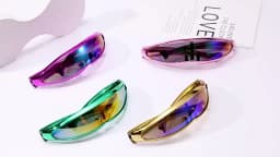 Futuristic One-piece Mirror Personalized Electroplated Sunglasses Women Men 2025 Y2K Steampunk Goggles Rave Party Glasses UV400