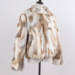 2026 New Style Genuine Rabbit Fur Coat Women Real Rabbit Fur Jacket Lady Winter Fur Overcoat Customized Big Size Mandarin Collar