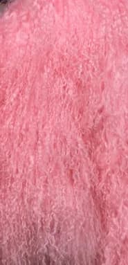Double Faced Women Outfit Curly Winter Gorgeous Real Mongolian Lamb Fur Scarf