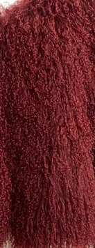 Double Faced Women Outfit Curly Winter Gorgeous Real Mongolian Lamb Fur Scarf