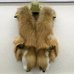 2026 New Style Women Winter Natural Fox Fur Vest Warm Soft 100% Genuine Fox Fur Gilet Lady Quality Real Fox Fur Sleeveless Coat