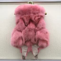 2026 New Style Women Winter Natural Fox Fur Vest Warm Soft 100% Genuine Fox Fur Gilet Lady Quality Real Fox Fur Sleeveless Coat