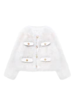 Lamb Fur Jaet Women's Autumn Winter Thiened Leather Fur Inteated Fake Fur Outerwear Korean Sle Long Sve Coat
