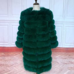 NEW Style 4in1 Real Fur Coats Women Natural Real Fur Jackets Vest Winter Outerwear Women Fox Fur Coat High Quality Fur Clothes