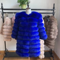 NEW Style 4in1 Real Fur Coats Women Natural Real Fur Jackets Vest Winter Outerwear Women Fox Fur Coat High Quality Fur Clothes