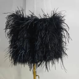 Real Feather Mini Skirt, Elastic Waist Sexy Clothing, Club, Party Dance Party Carnival Short Skirt Can Be Customized in Size