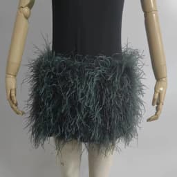 Real Feather Mini Skirt, Elastic Waist Sexy Clothing, Club, Party Dance Party Carnival Short Skirt Can Be Customized in Size