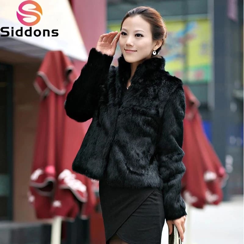 2026  Hot Sale Winter Women Real Rabbit Fur Coat Natural Warm Rabbit Fur Jacket Lady Fashion 100% Genuine Real Rabbit Outerwear