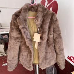 Fancy Rani Natural Rabbit Fur Coat Women Winter Jacket Real Leather And Fur Women's Clothing Female Outerwears With 2024